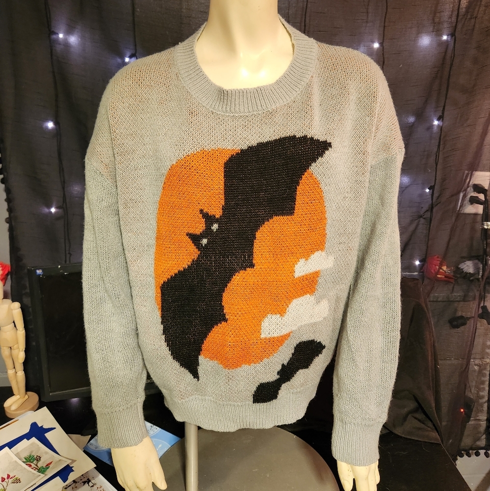Halloween Bat Sweater